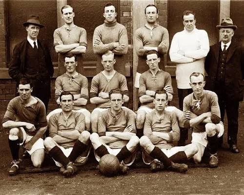 The squad after a win at Plough Lane